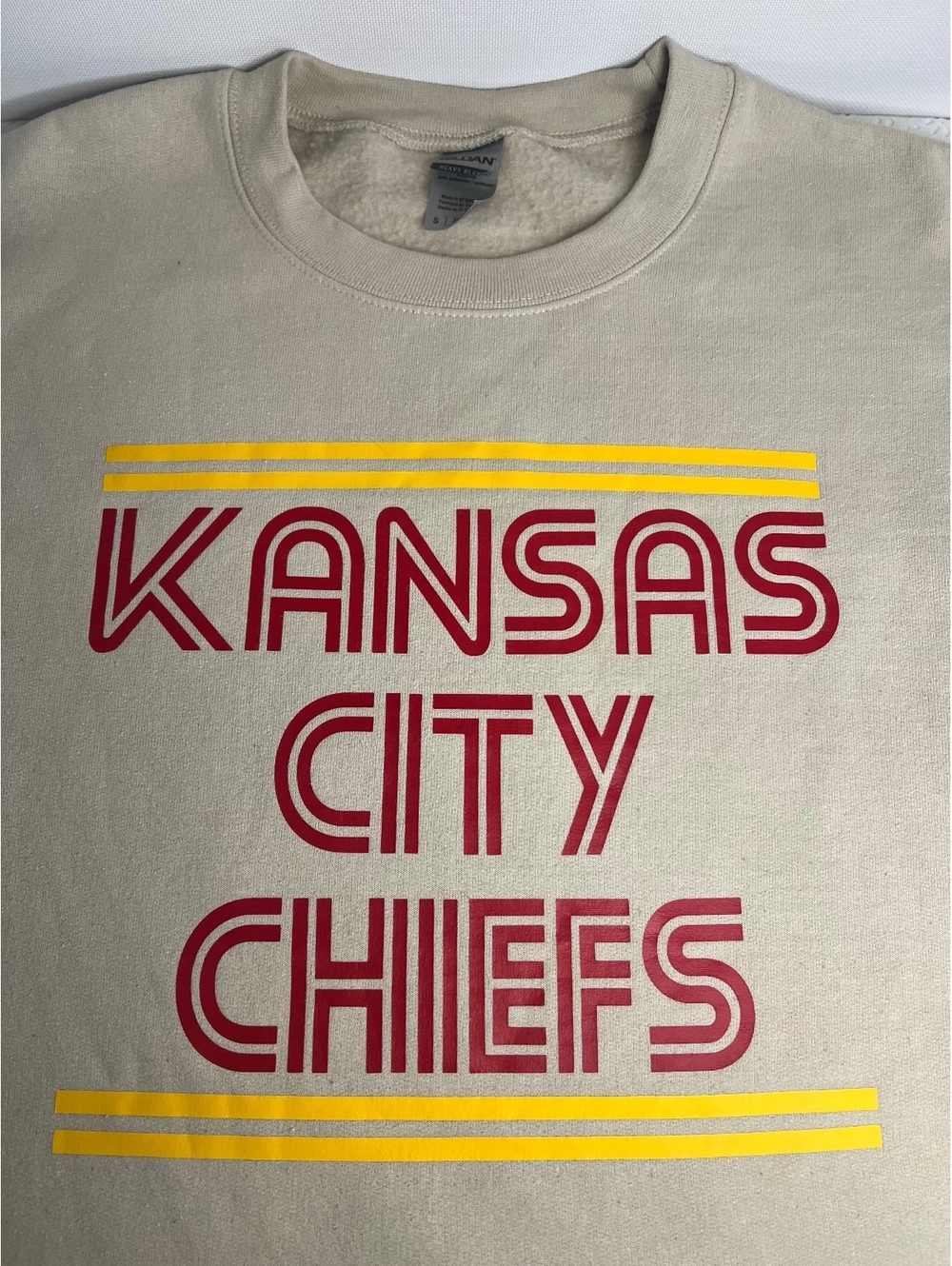 KC Kansas City Chiefs Sweatshirt Gildan football  womens